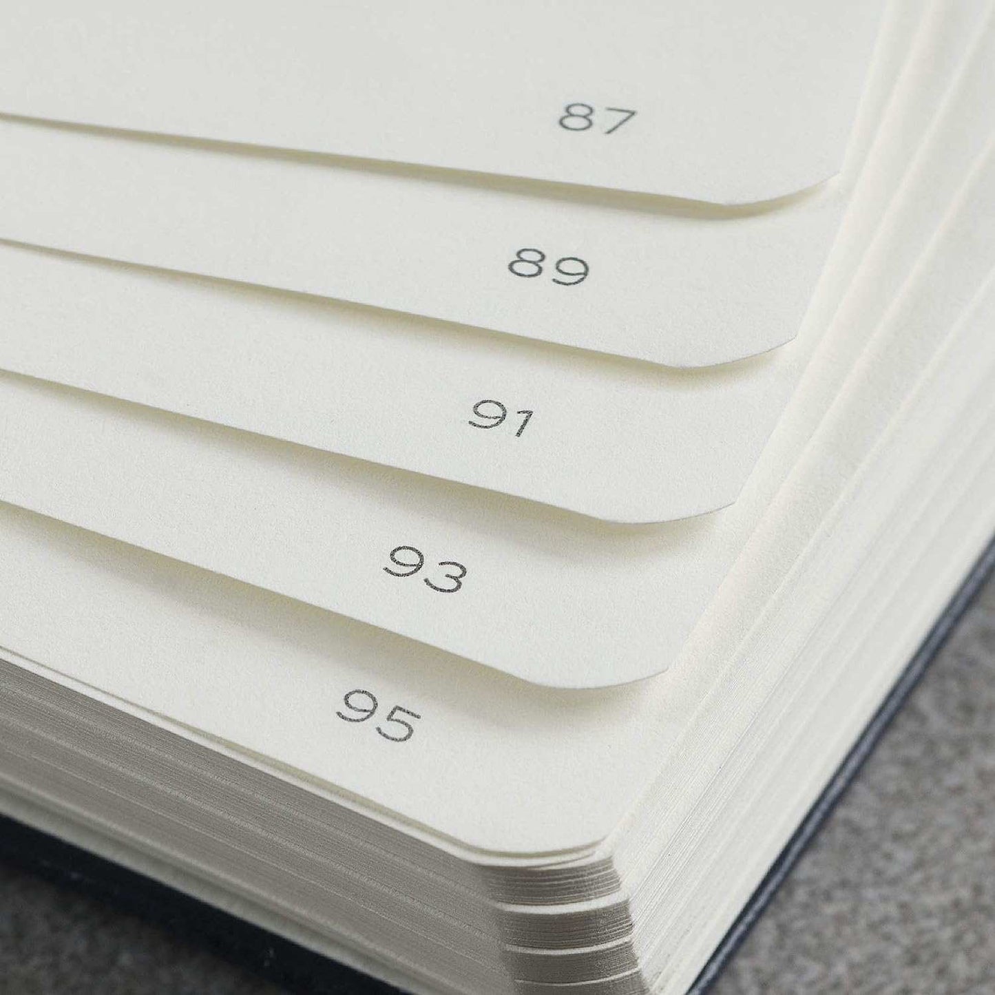 Brojevi na stranicama - Leuchtturm Notes - Crna