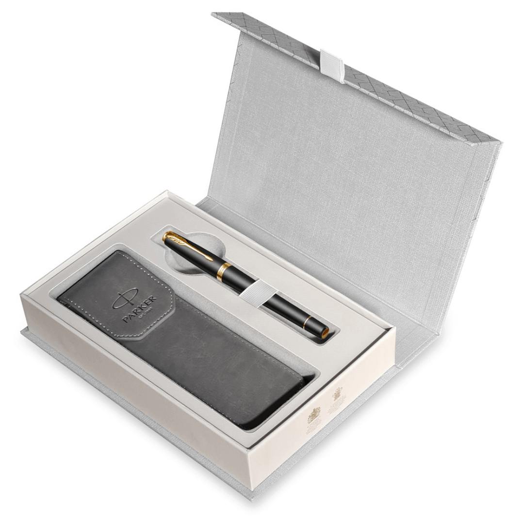 Parker Poklon Set Royal Urban Black GT Nalivpero I Futrola - Crna