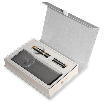 Parker Poklon Set Royal Urban Black GT Nalivpero I Futrola - Crna