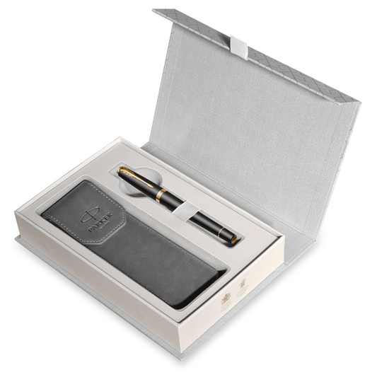 Parker Poklon Set Royal Urban Black GT Nalivpero I Futrola - Crna