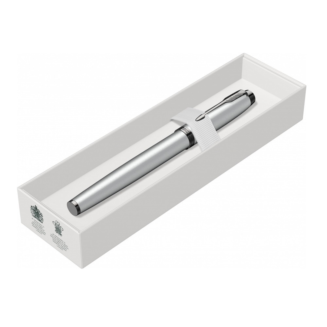 Poklon kutija Parker Roler Olovka Royal IM Achromatic Silver - Siva