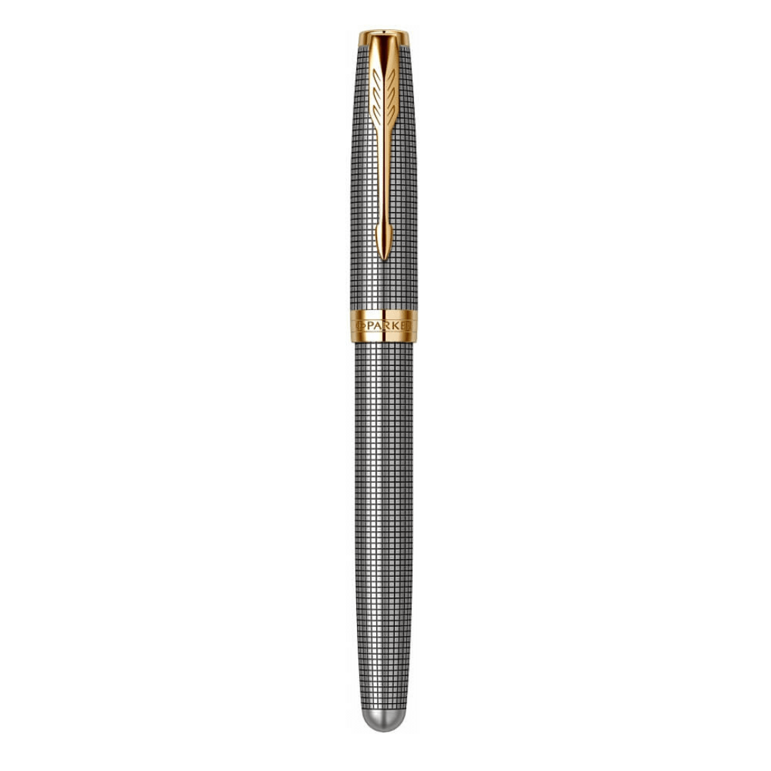 Parker Nalivpero Royal Sonnet Silver Chisel GT M - Siva