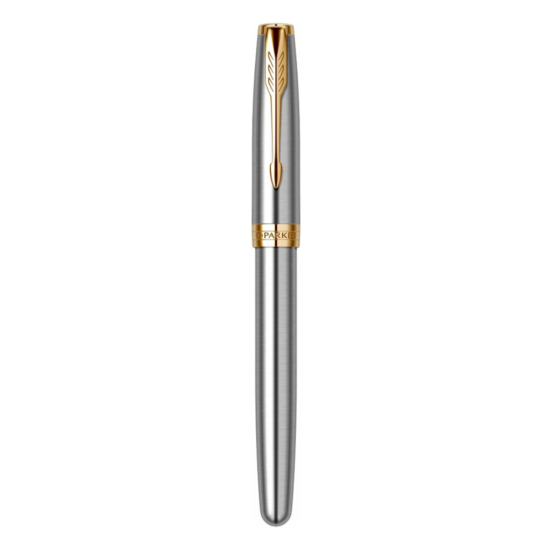 Parker Nalivpero Royal Sonnet Stainless Steel GT F - Siva