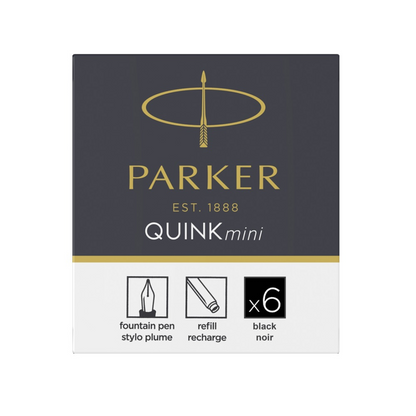 Patrone Parker Royal Quink Za Nalivpero Mini - Crna
