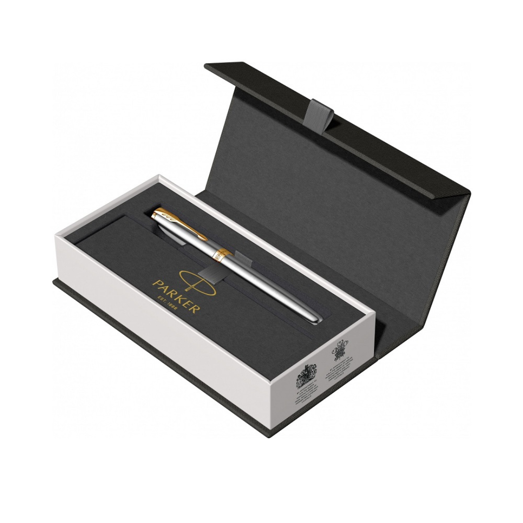 Poklon kutija Parker Nalivpero Royal Sonnet Stainless Steel GT F - Siva