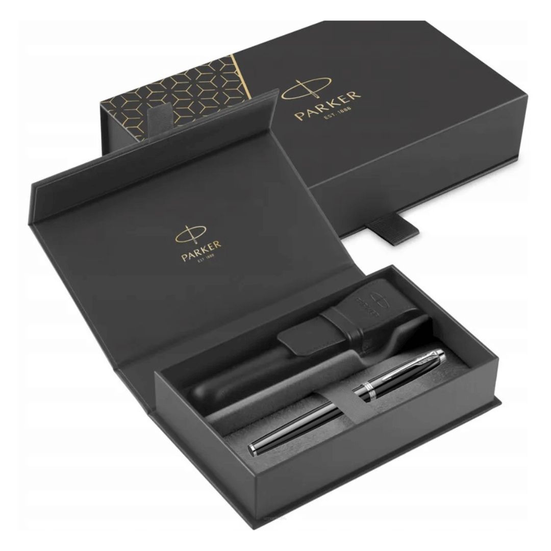 Parker Poklon Set Royal Im Black CT Nalivpero I Futrola - Crna