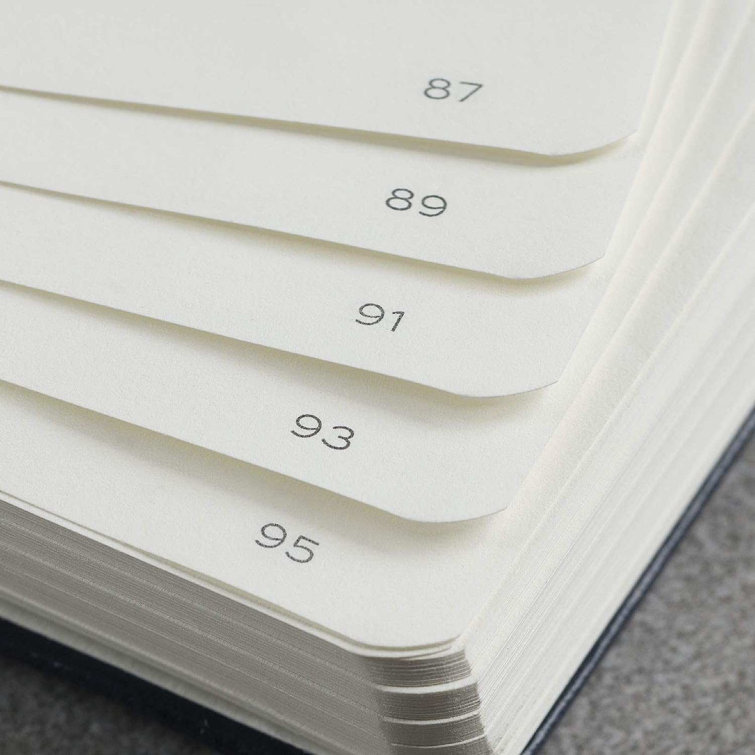 Brojevi na stranicama - Leuchtturm Notes - Crna